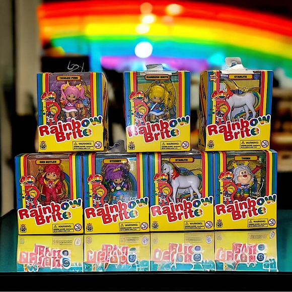 Rainbow Brite Mini Figures - Complete Collection w/ Starlight Chase - Picture 1 of 6